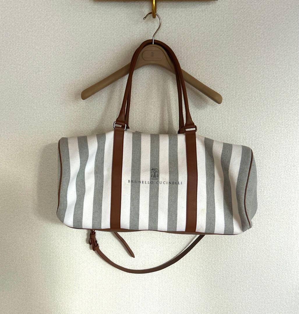 ブルネロクチネリ　ドラムバッグ