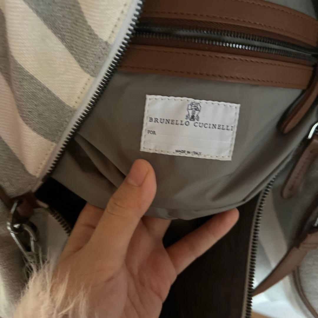 ブルネロクチネリ　ドラムバッグ