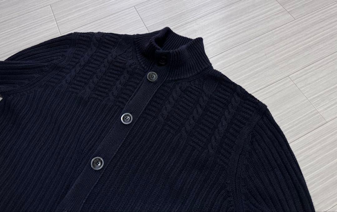 ZANONE ザノーネ キョート 52 スタンドカラー ニット カーディガン