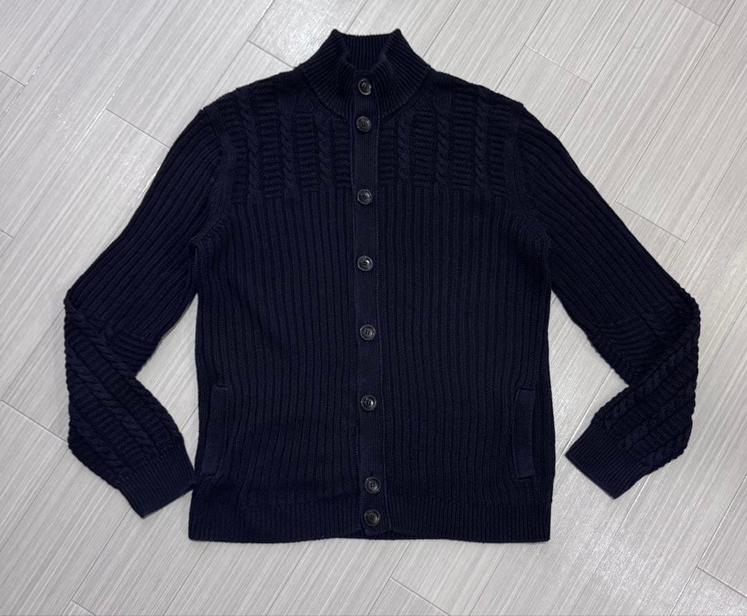 ZANONE ザノーネ キョート 52 スタンドカラー ニット カーディガン