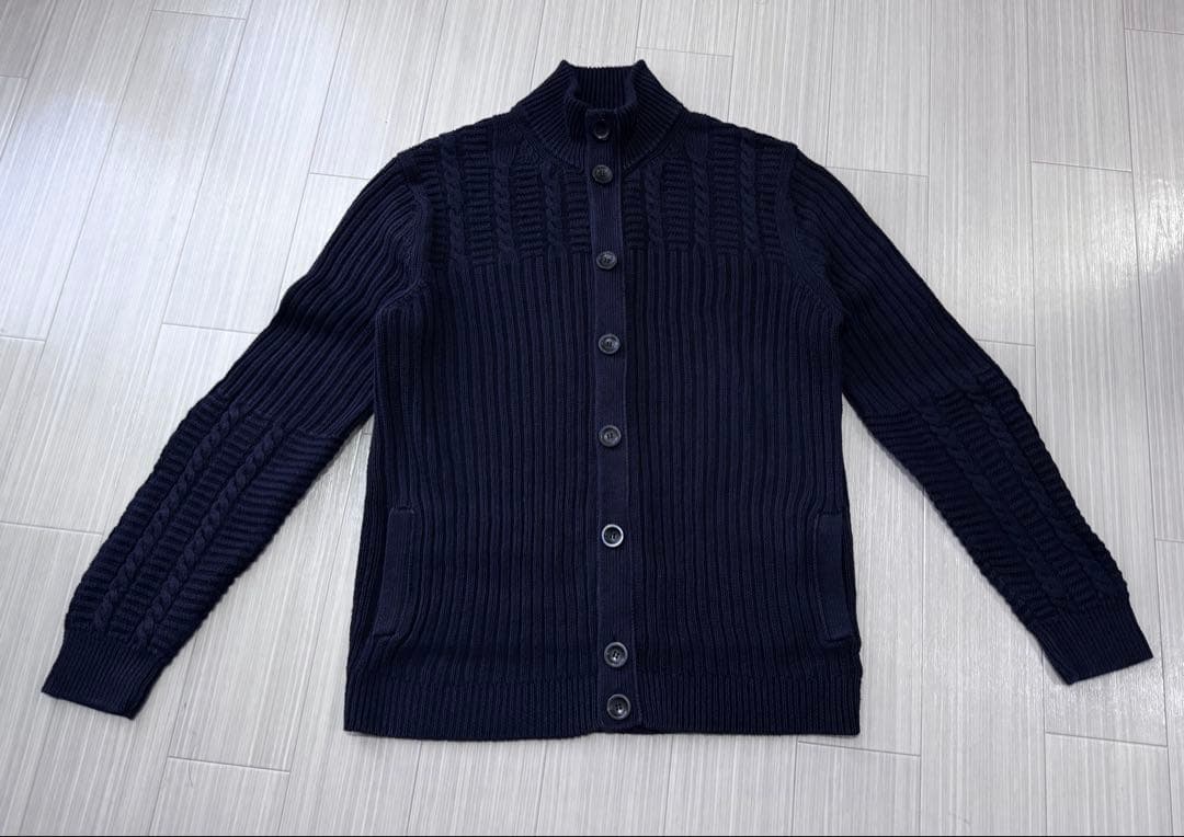 ZANONE ザノーネ キョート 52 スタンドカラー ニット カーディガン