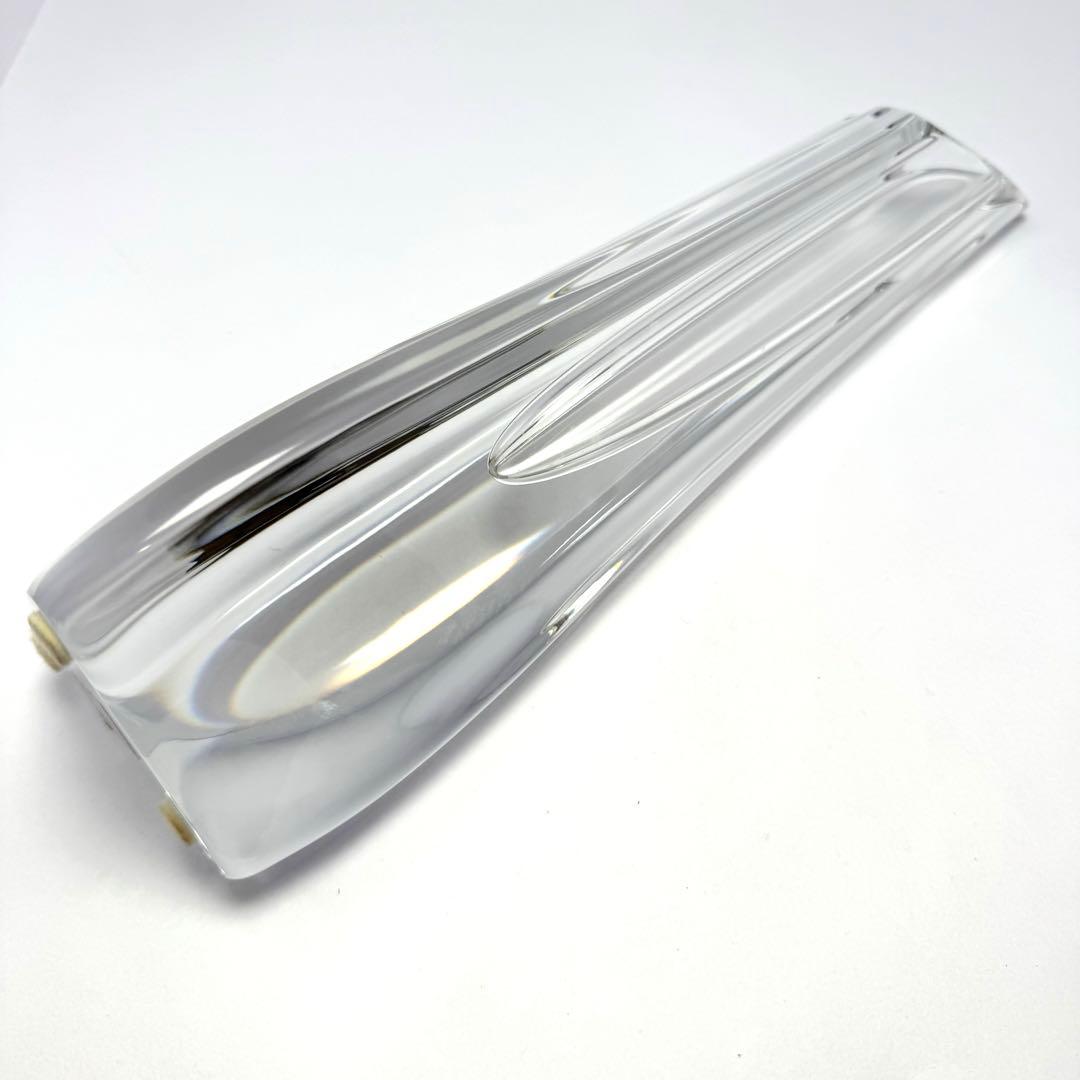 未使用 廃盤 Baccarat バカラ クリスタルローズ フラワーベース 花瓶