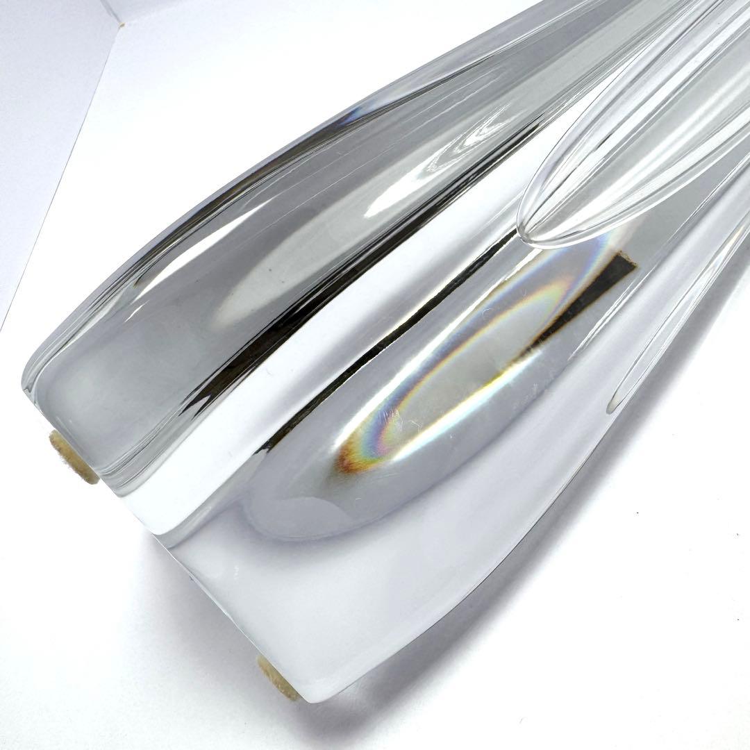 未使用 廃盤 Baccarat バカラ クリスタルローズ フラワーベース 花瓶