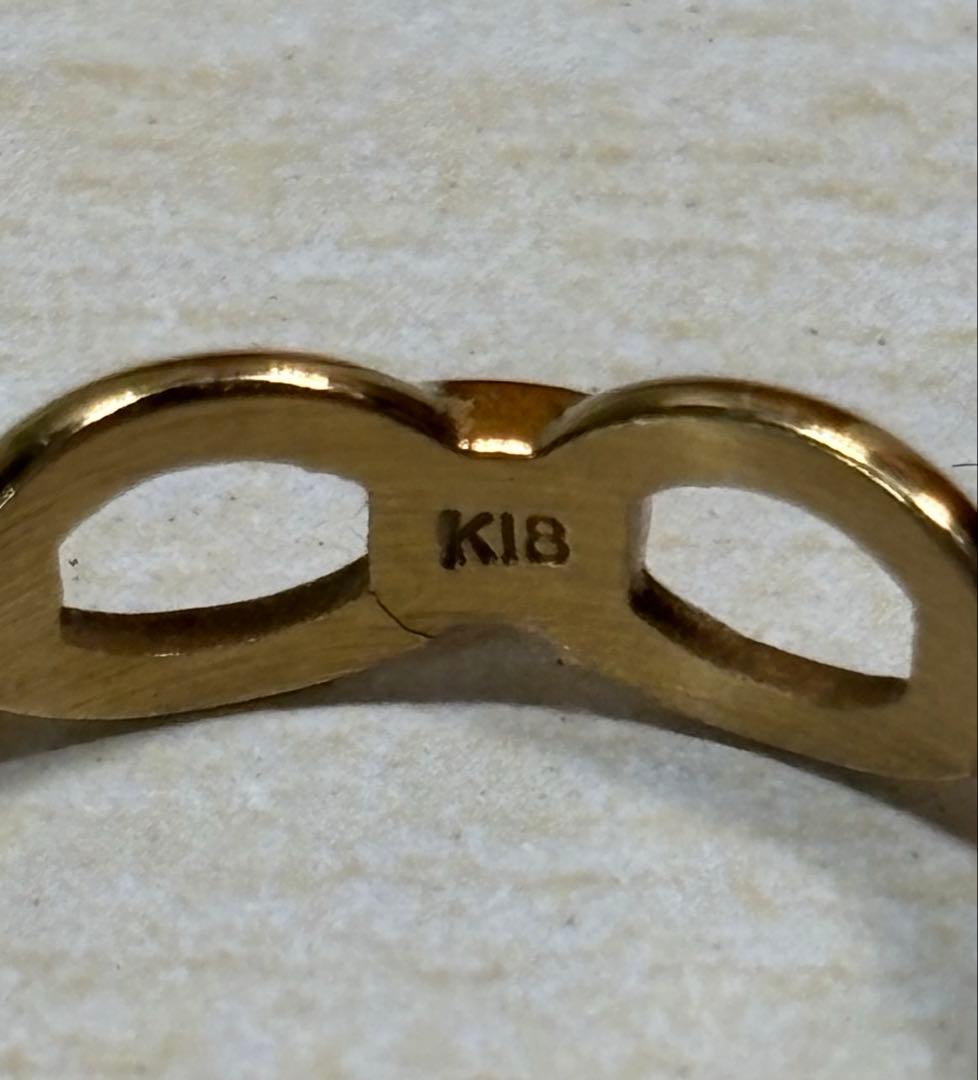 な*迎様 刻印有　リング　19.5号　ヒビ有り