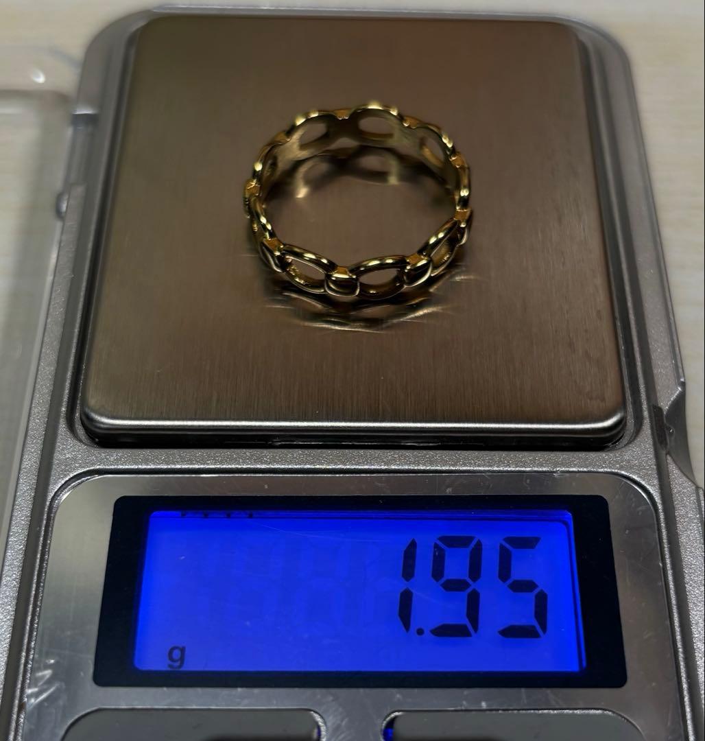 な*迎様 刻印有　リング　19.5号　ヒビ有り