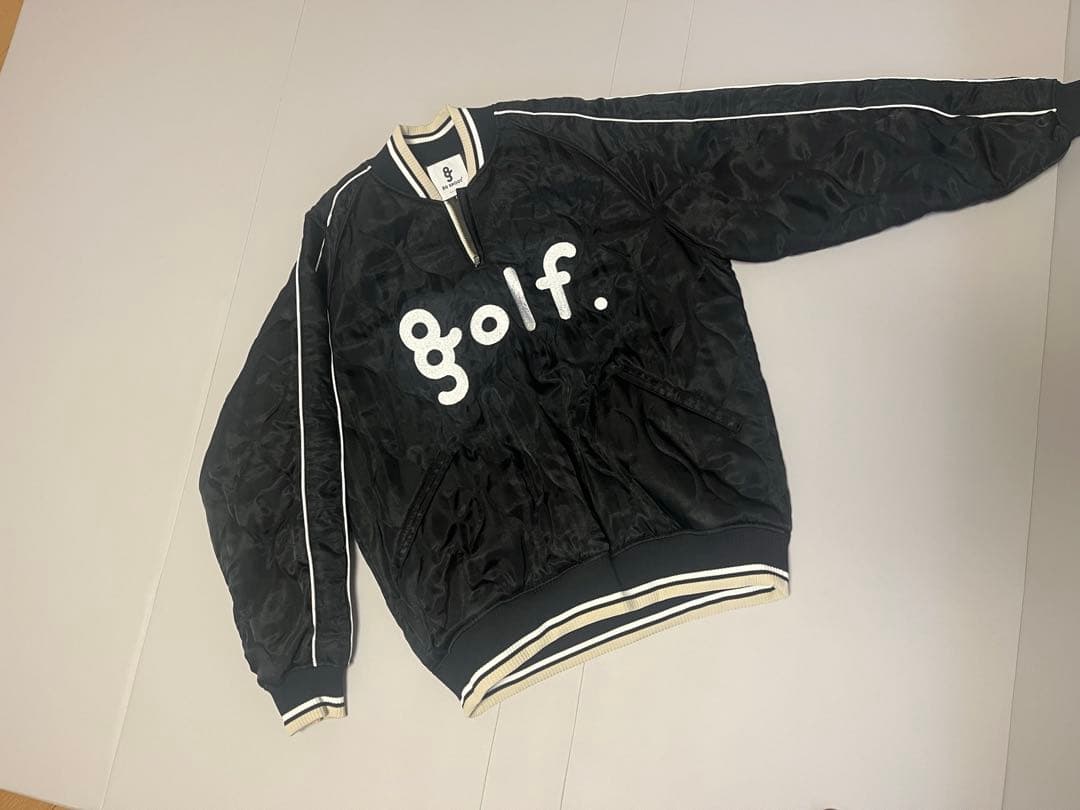 8gshoot スカジャン　ゴルフジャケット　黒