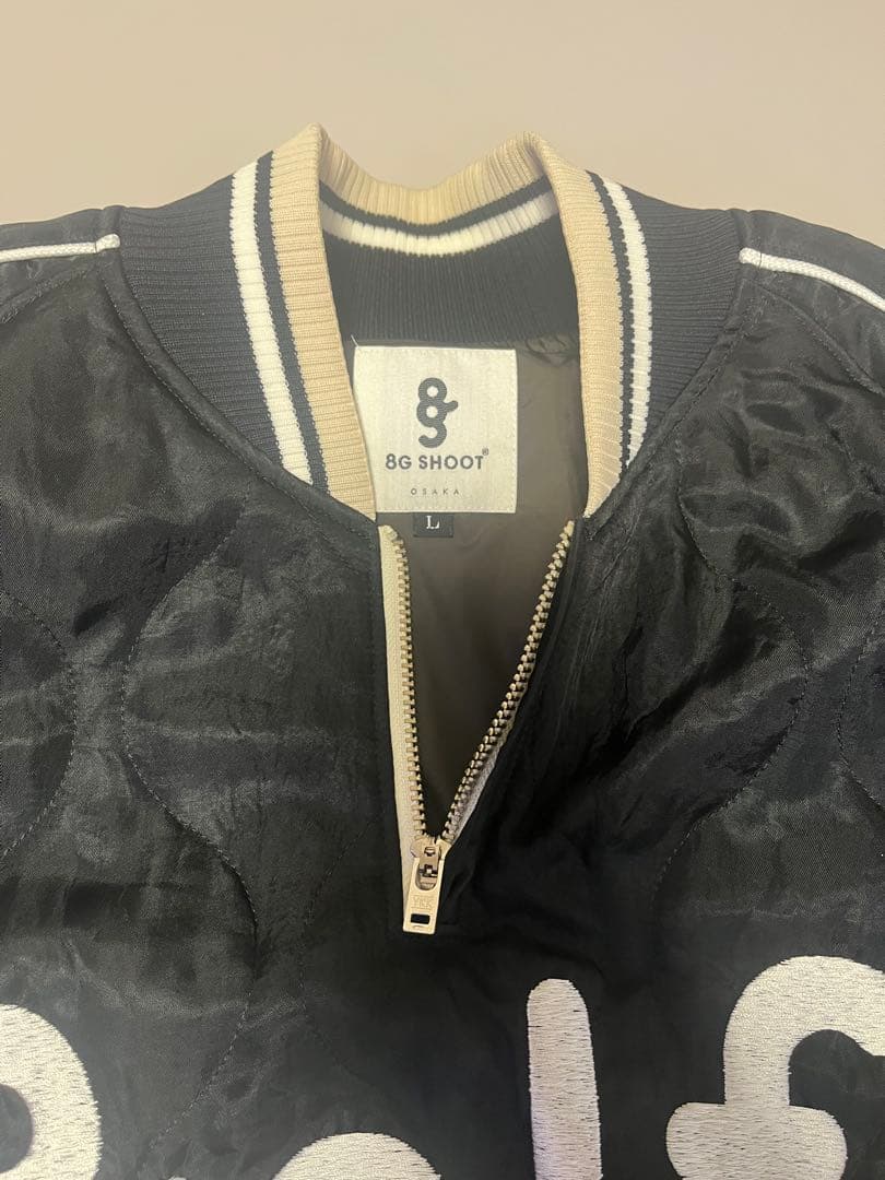 8gshoot スカジャン　ゴルフジャケット　黒