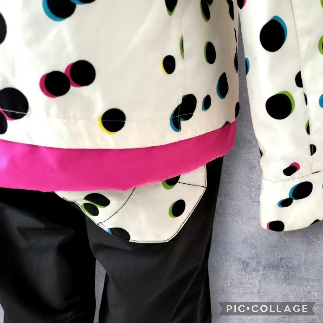 美品 Phenix フェニックス ガールズ スキーウェア 上下 150 ドット柄