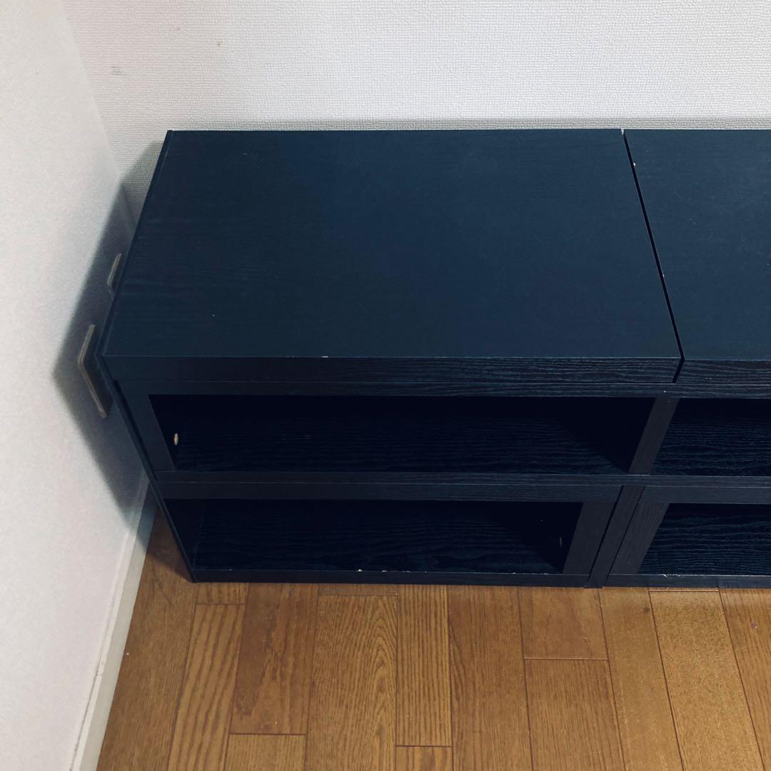 伸縮式テレビ台オープンシェルフ