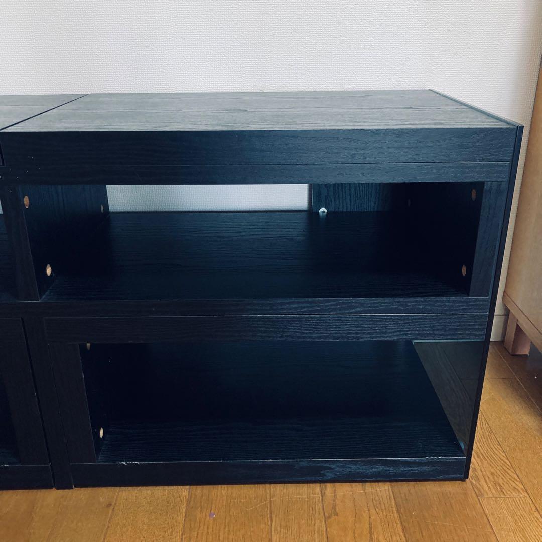 伸縮式テレビ台オープンシェルフ