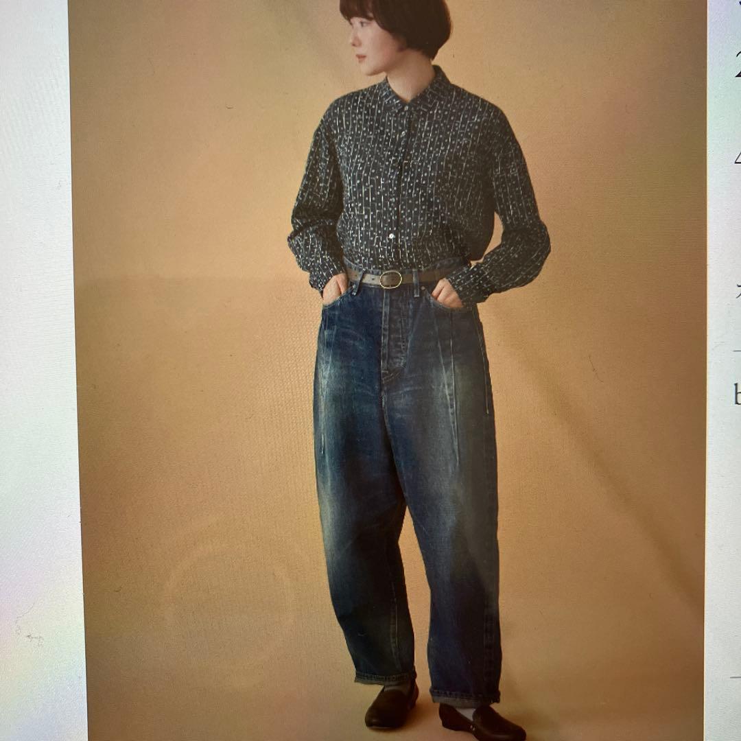 ミナペルホネン　always テーバードデニム　38 新品未使用