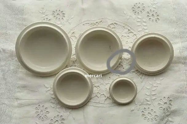 アンティーク リボンキャニスターセット