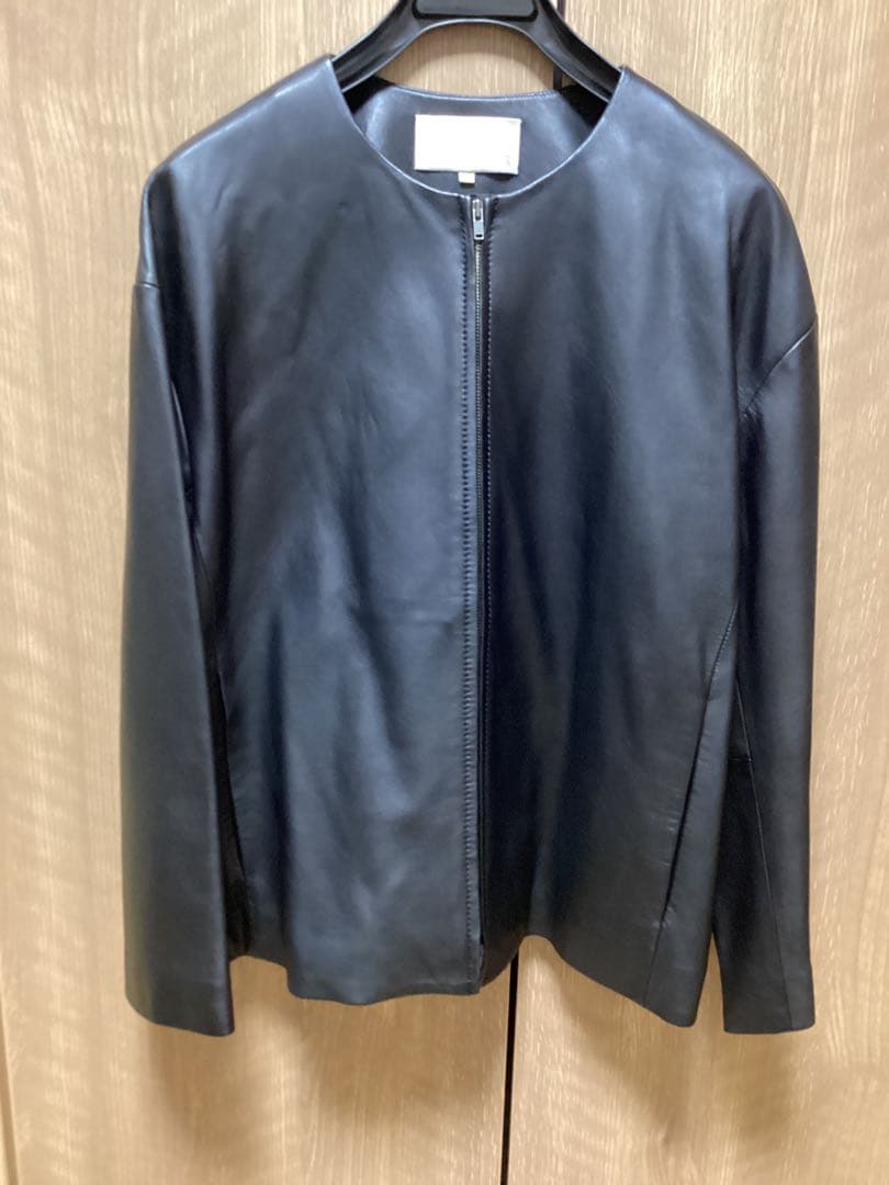 自由区　【亜希さん着用】ラムレザー ジャケット　ブラック