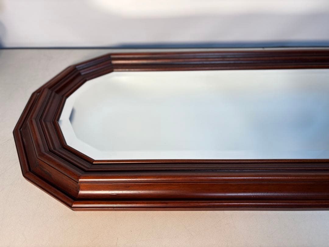 アンティーク 壁掛け鏡 イタリア製 ウォールミラー　姿見