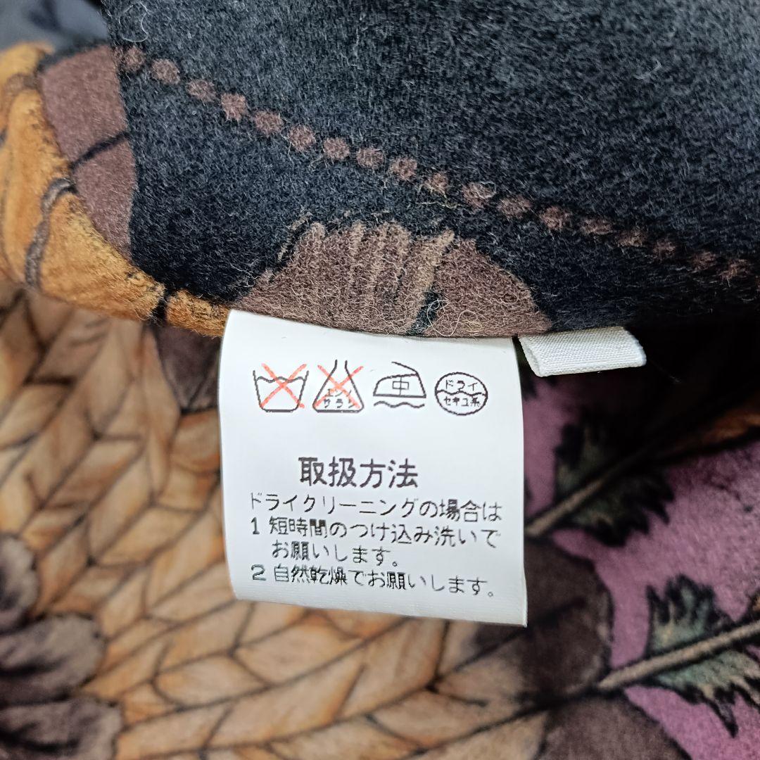 【美品】アトリエ ノワ 裏総柄 カシミヤコート カシミヤ100％ ロングコート