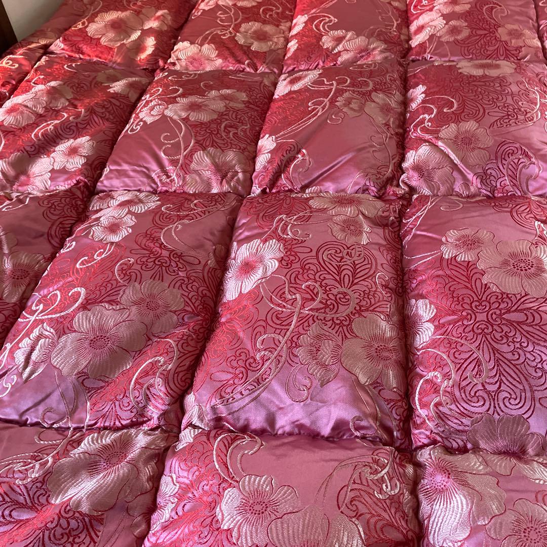 セミダブルベッド　マットレス　羽毛布団　カバー付　まとめ売り