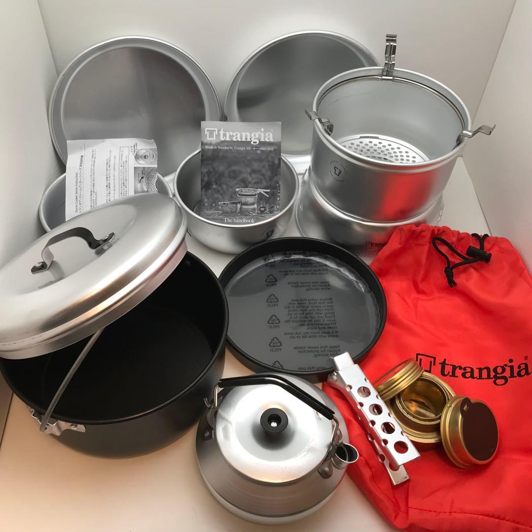 トランギア　特別セットS　クッカー　コッヘル　ケトル　バーナー　プレート　収納袋