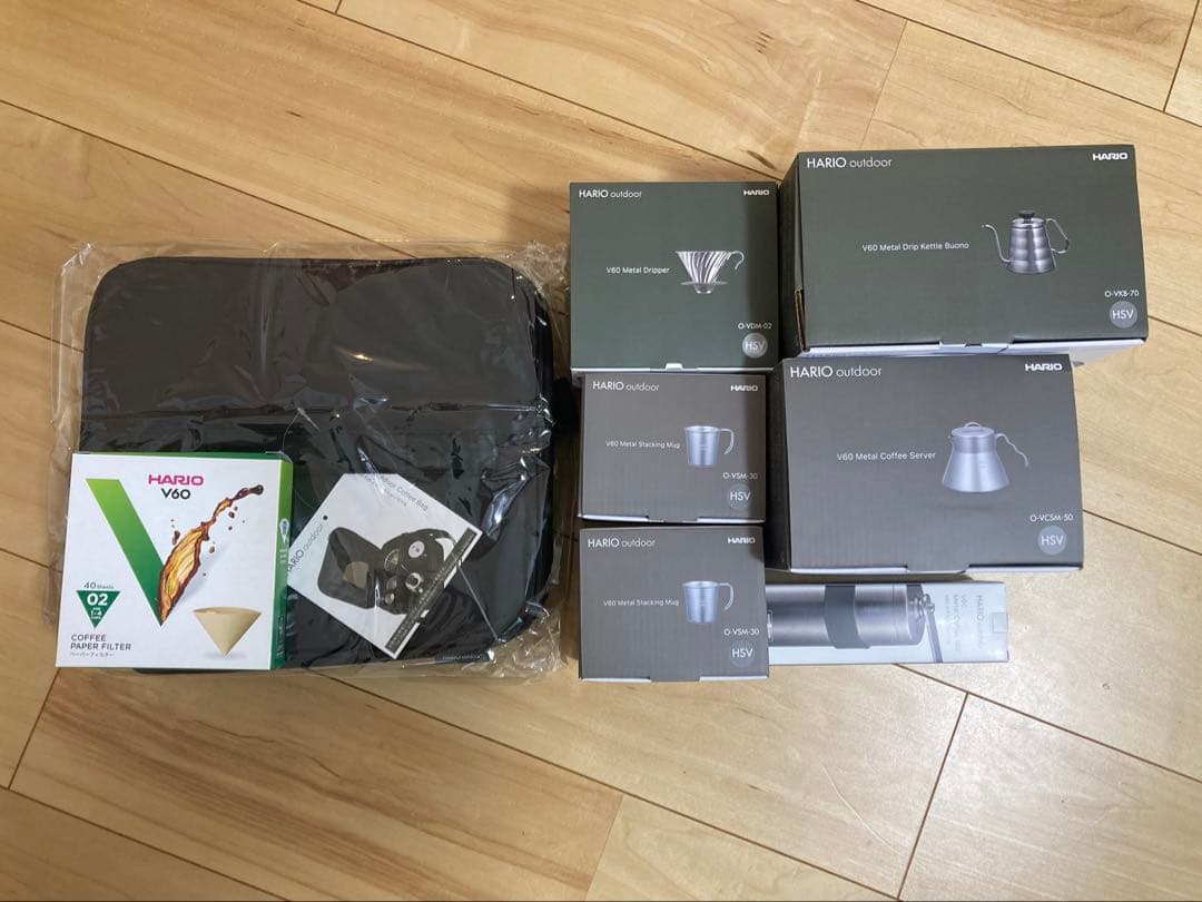 【新品】HARIO outdoor コーヒーフルセット