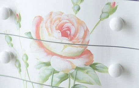 要問い合せ♥️ドレッサーとアクセケースが合体♥️薔薇家具　収納家具　鏡台　2色