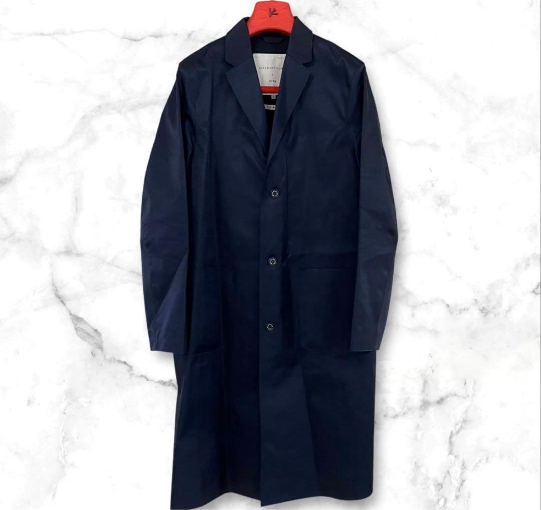 美品MACKINTOSH × HYKE ダークネイビー　サイズ2