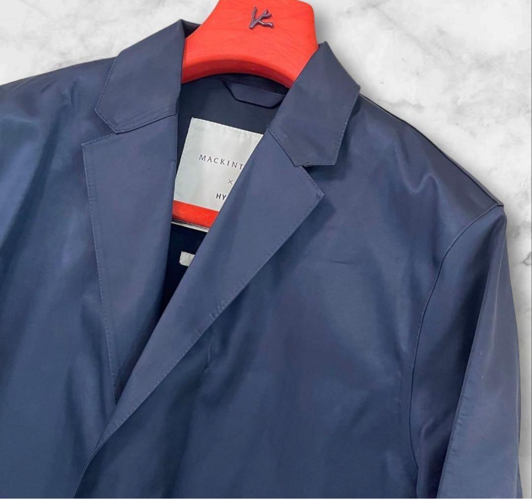美品MACKINTOSH × HYKE ダークネイビー　サイズ2