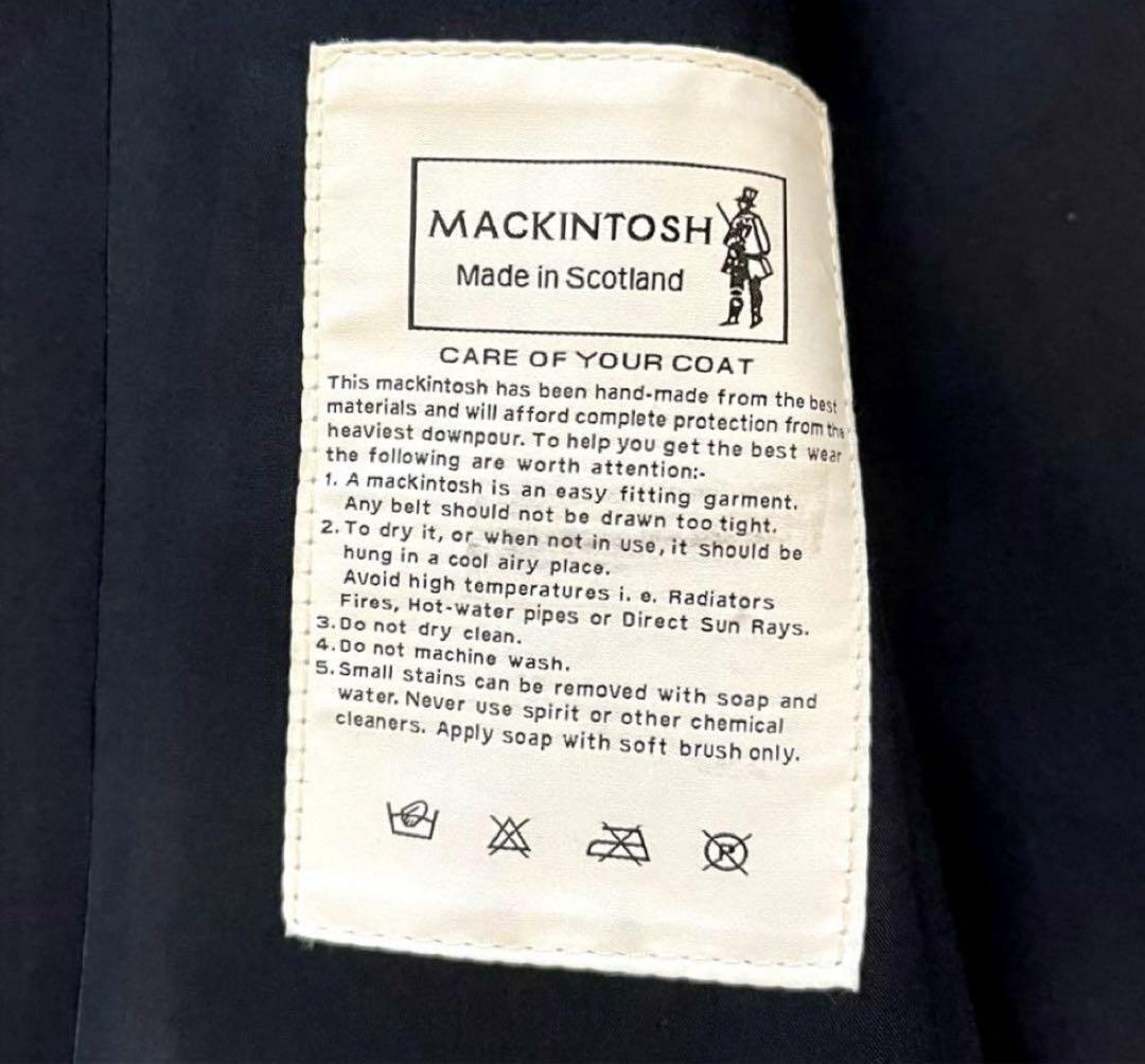 美品MACKINTOSH × HYKE ダークネイビー　サイズ2
