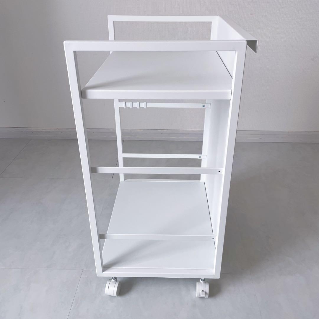 新品　目隠しワゴン タワー 山崎実業 tower キャスター付き ワゴン