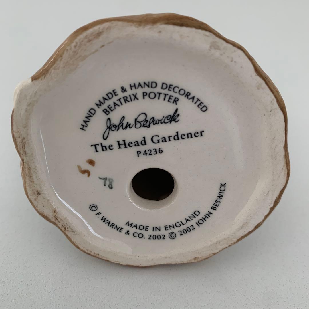 ベスウィック ピーターラビット　フィギュリン