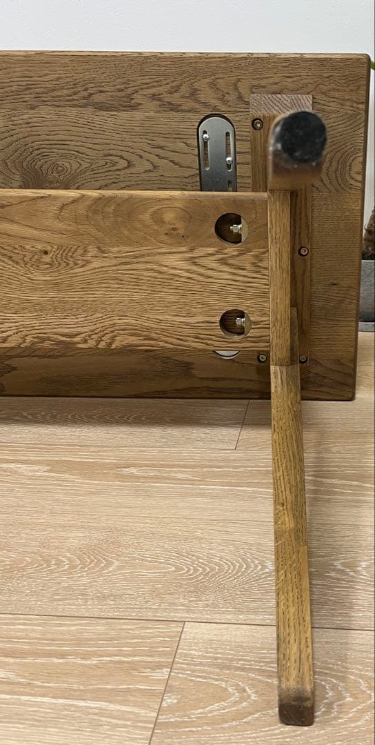 ADDAY(アディ)　カフェテーブル W1000 オーク材　高さ580cm