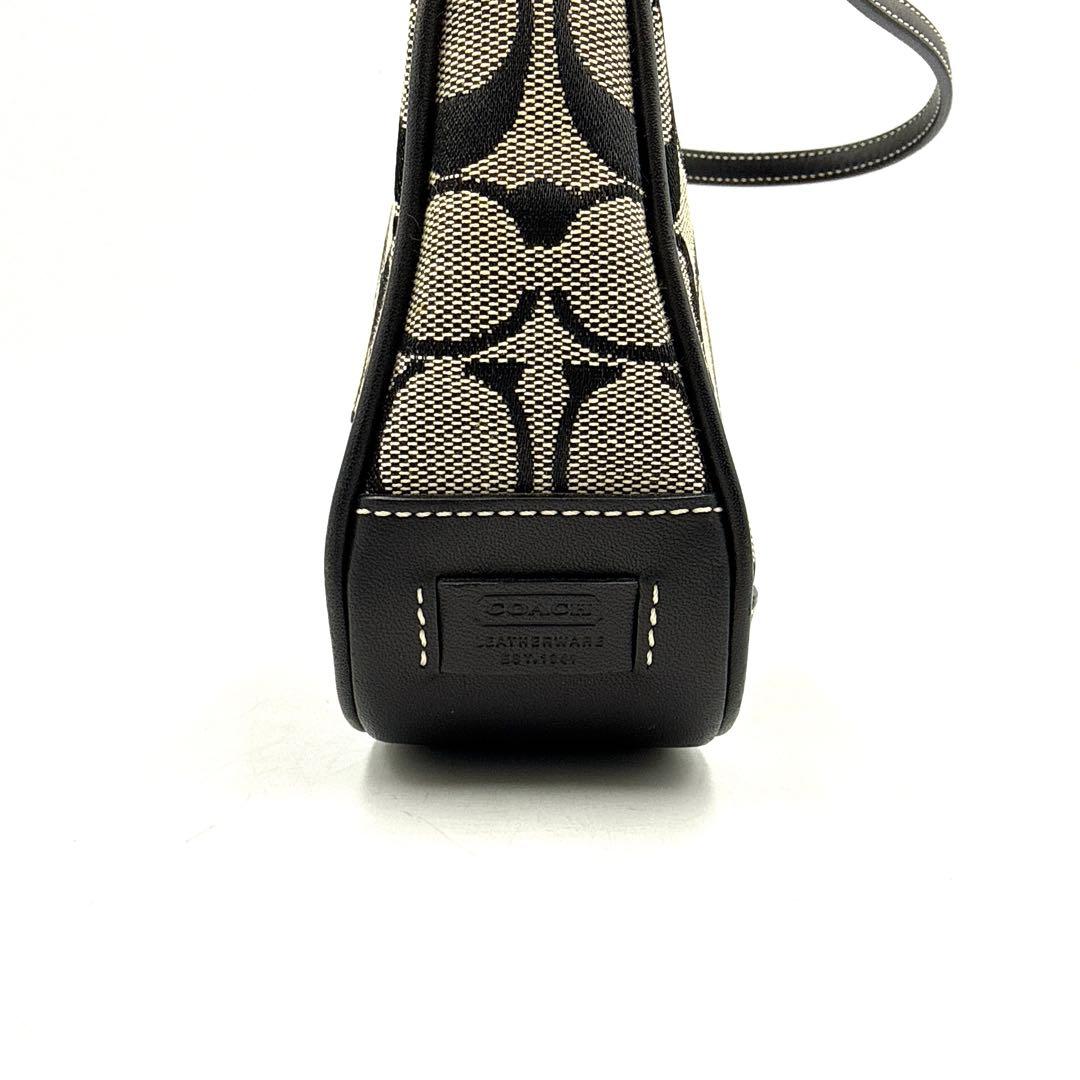 【美品】COACH キャンバス アクセサリーポーチ シグネチャー 保管袋付き