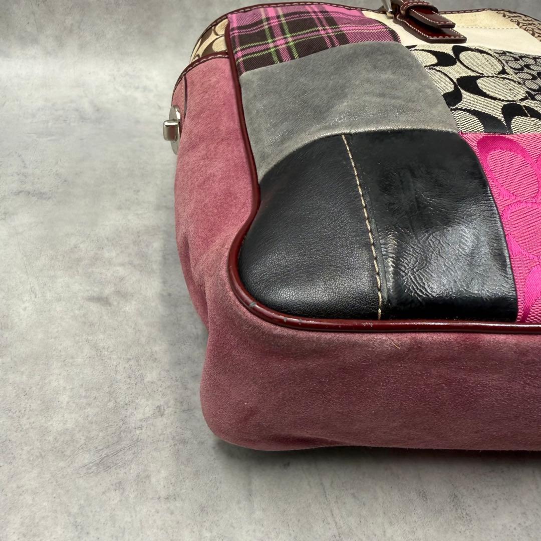 コーチ パッチワーク トートバッグ マルチカラー 1437