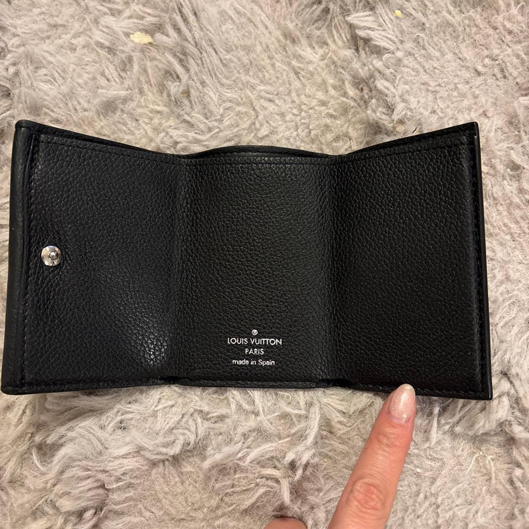 ヴィトン　ポルトフォイユ　ロック　ミニ　Wホック三つ折り財布