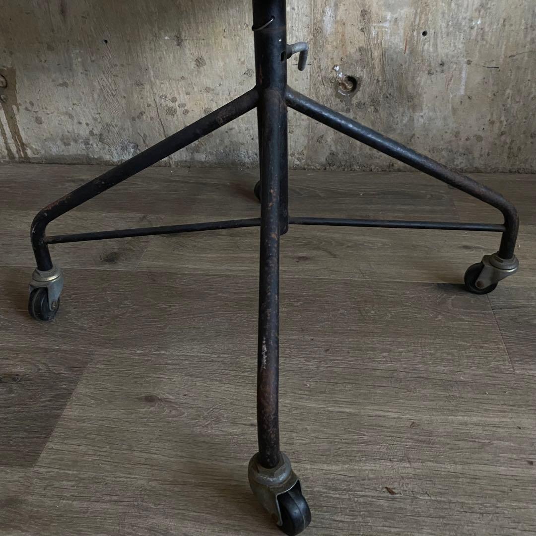 インダストリアル　チェア　キャスターチェア　オフィスチェア　ヴィンテージ　レトロ