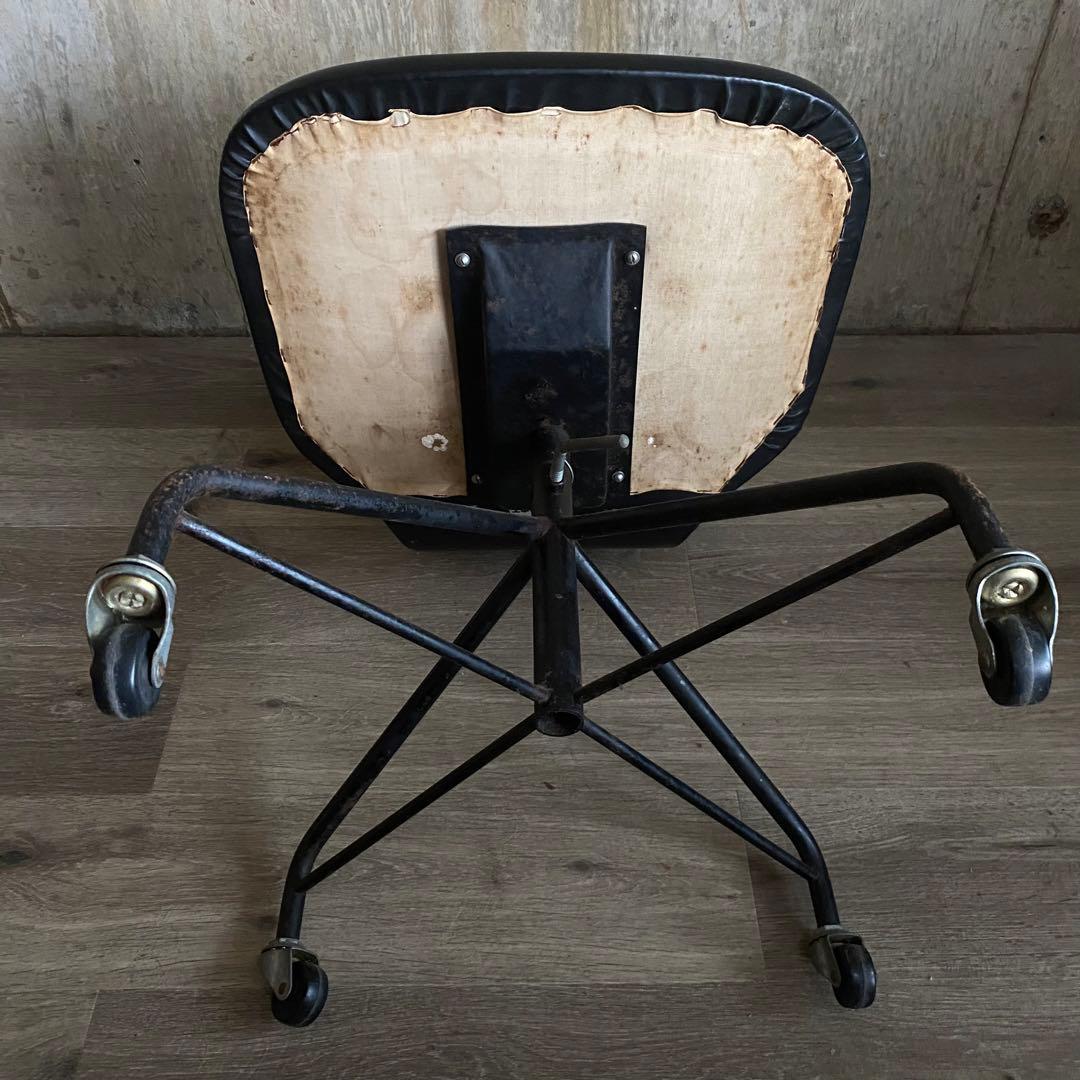 インダストリアル　チェア　キャスターチェア　オフィスチェア　ヴィンテージ　レトロ