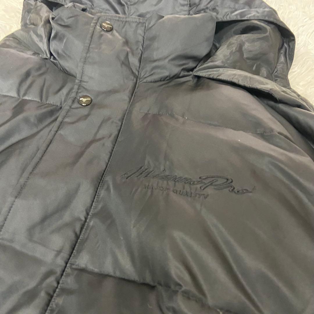 MizunoPro フード付きロングダウンジャケット ベンチコート2XL