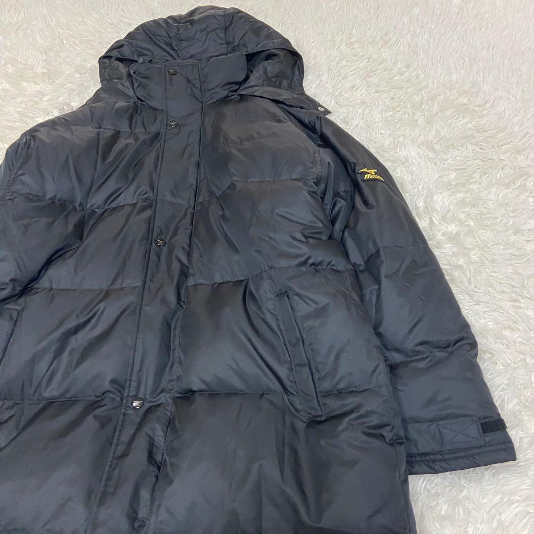 MizunoPro フード付きロングダウンジャケット ベンチコート2XL