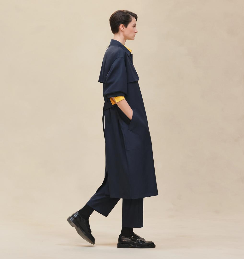 新品未使用タグ付★HERMES★2026新作★ヴァージンウール★トレンチ★コート