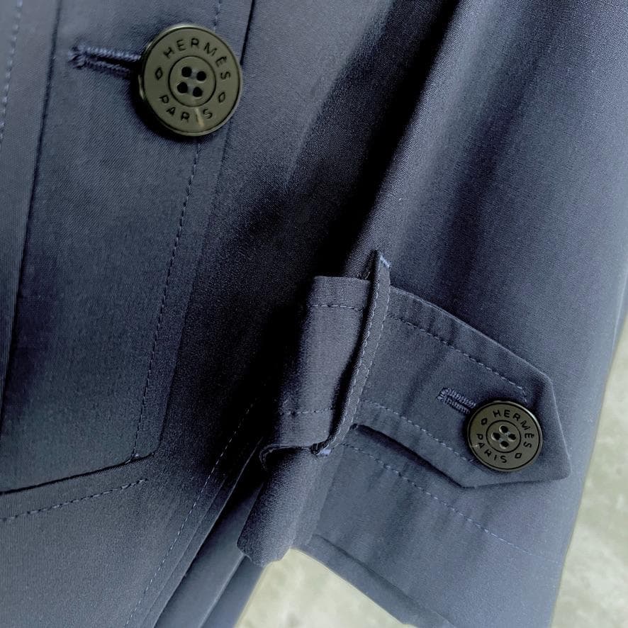 新品未使用タグ付★HERMES★2026新作★ヴァージンウール★トレンチ★コート