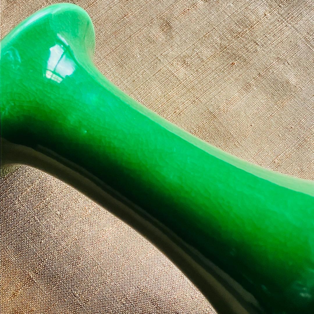 京焼　永楽善五郎　交趾花入　花瓶　花生