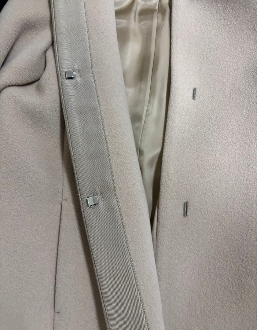 アナイ ダブルビーバークルーコート