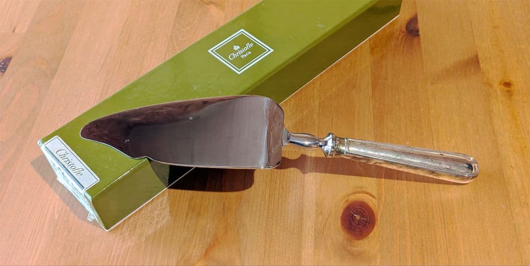 Christofle アルビ シルバーコーティング ケーキサーバー