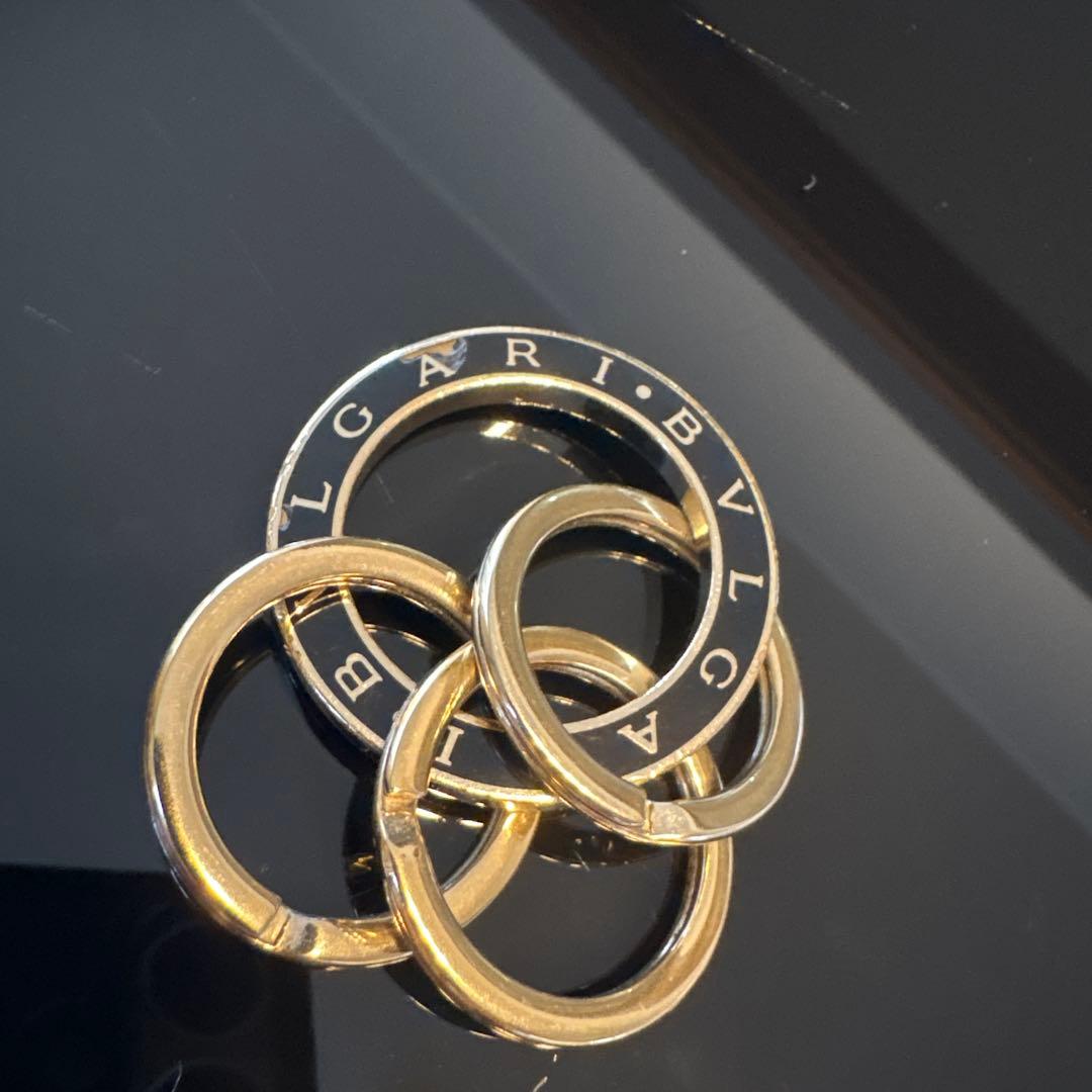 BVLGARI KEYRING　ブルガリブルガリキーホルダー　3連 ブルガリ