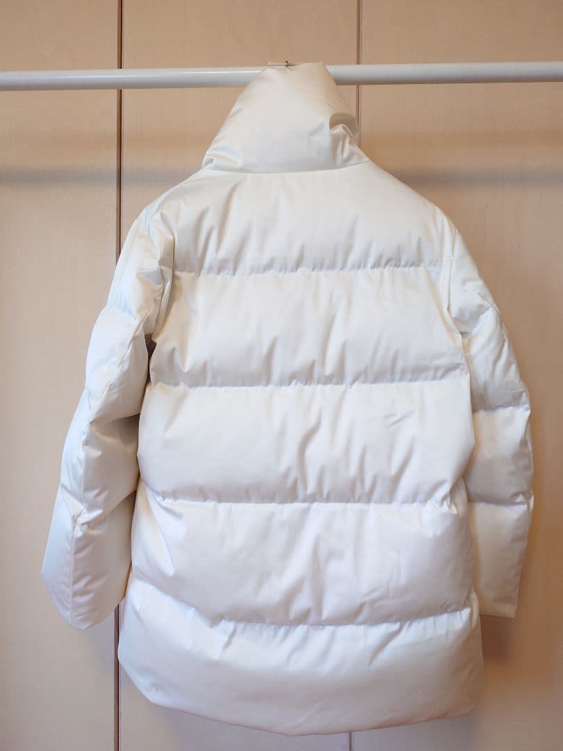 (訳あり品)+J復刻ダウンボリュームジャケット　Lサイズ　オフホワイト