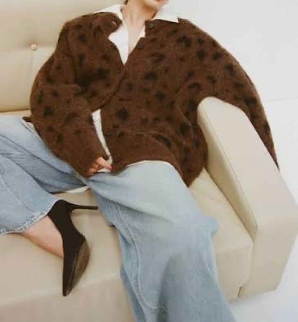 広瀬すず　CLANE MOHAIR LOOSE KNIT CARDIGAN