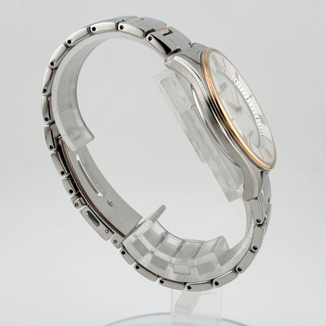 【希少】CITIZEN　腕時計　ソーラー　エコドライブ　純正ベルト　シルバー