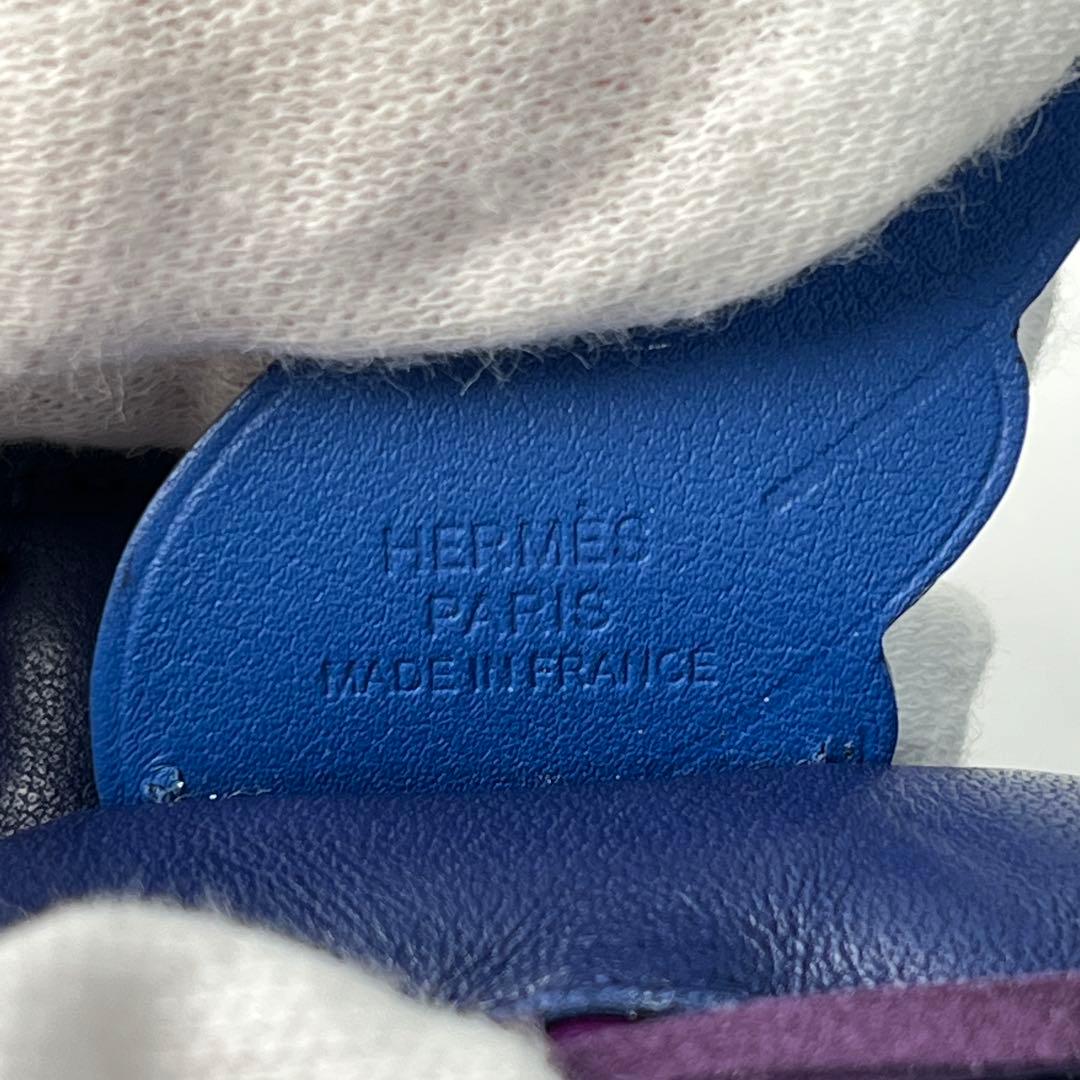 エルメス ロデオ ペガサス PM チャーム ブルーサフィール Z刻印