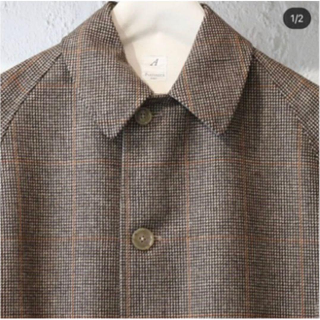 anatomica シングルラグランコート　リバーシブル　サイズ48