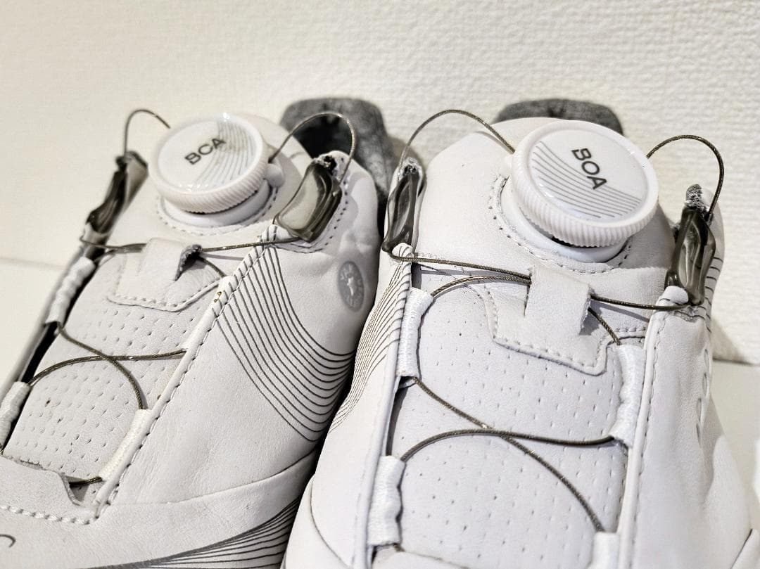 【美品】ECCO ウィメンズ GORE-TEXレザーゴルフシューズ 24cm