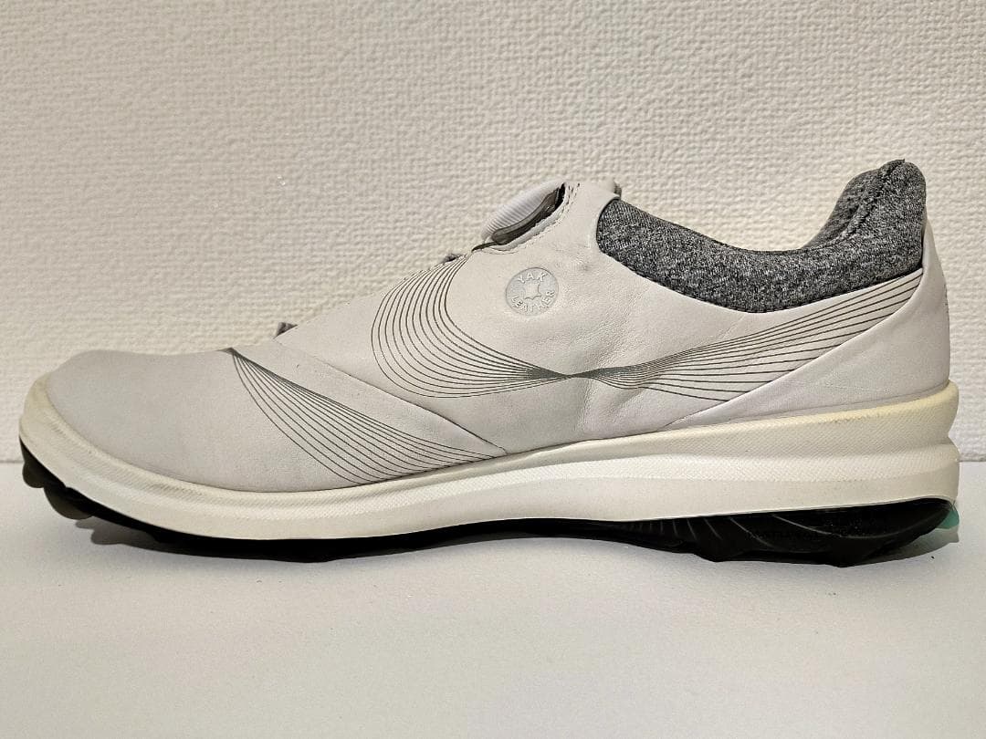 【美品】ECCO ウィメンズ GORE-TEXレザーゴルフシューズ 24cm