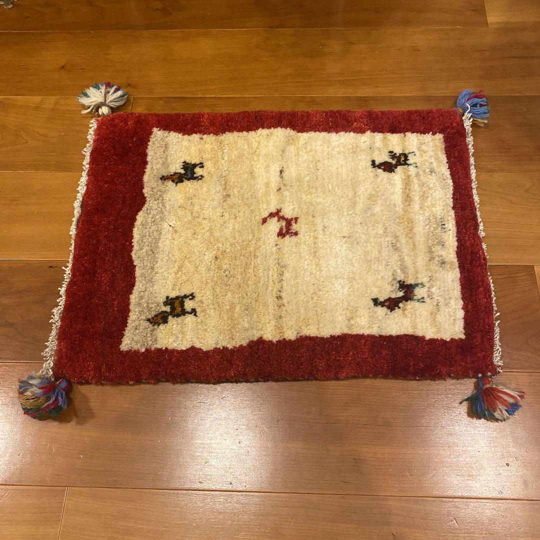 玄関マット　ペルシャギャッベ (ギャベ) カーペット　敷物　アクセントラグ